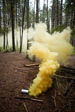 smoke grenade paintball